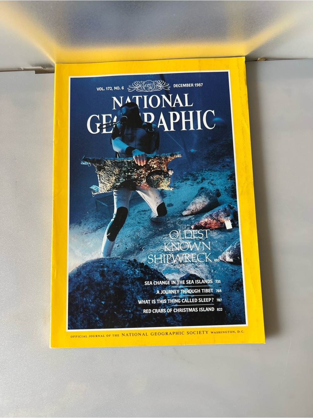 National Geographic from December 1987